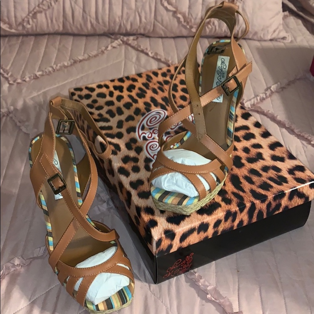 Multi Beach Colored High Heels - image 1